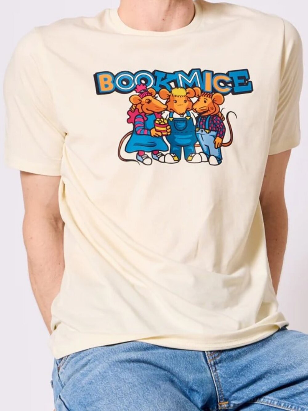 Retrokid X Bookmice Unisex Graphic Crew Neck T-shirt
